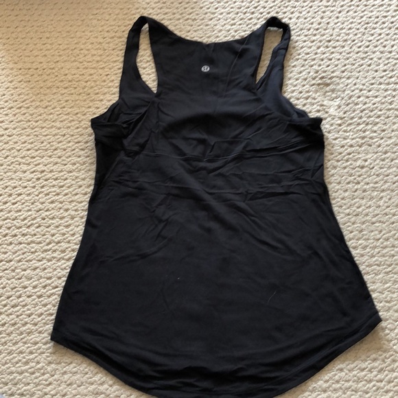 Lululemon black workout tank. - Picture 2 of 2